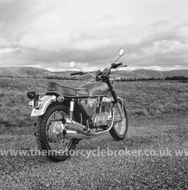 1969 Honda CB750 Sandcast Rear RHS BW