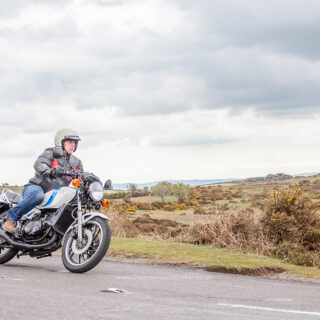 1980 Yamaha RD350LC 4L0 RHS cornering