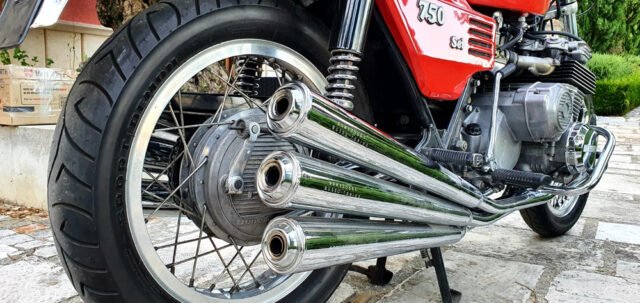 Benelli Sei exhausts rear copy