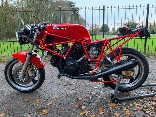 Ducati 750F1 Laguna Seca no fairing LHS