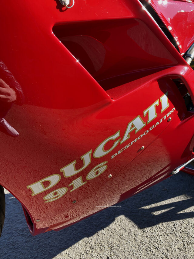 Ducati 916 SPS lower decals LHS