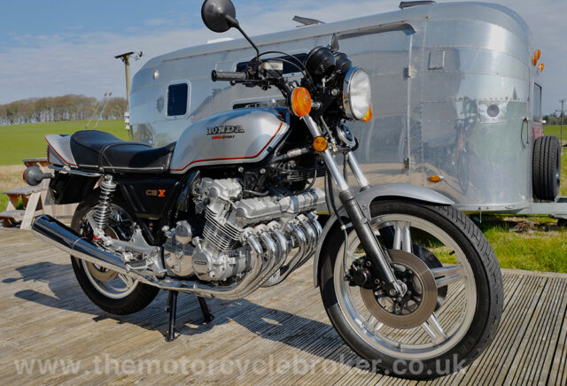 Honda CBX1000 silver RHS