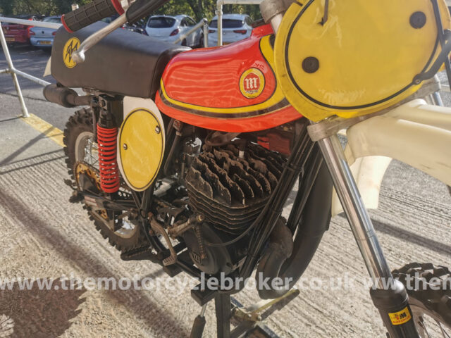 1976 Montesa Capra 360 tank motor RHS