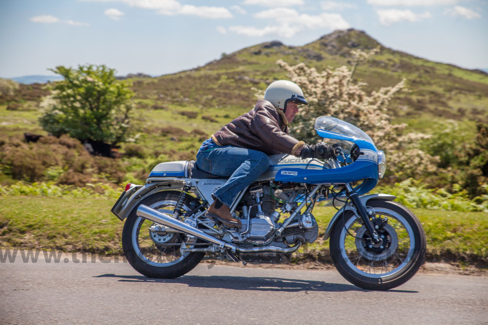 1976 Ducati 900SS ridden RHS