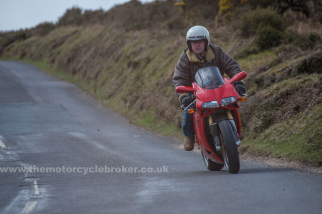 Ducati 996R head on