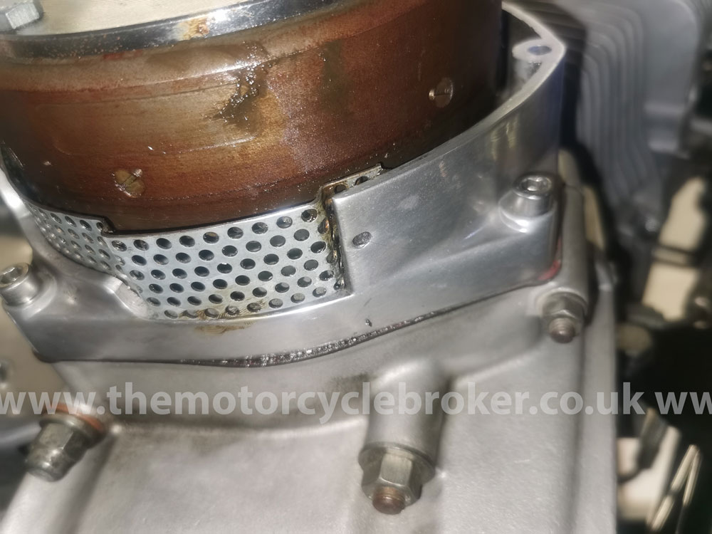 Laverda Jota mesh in ignition