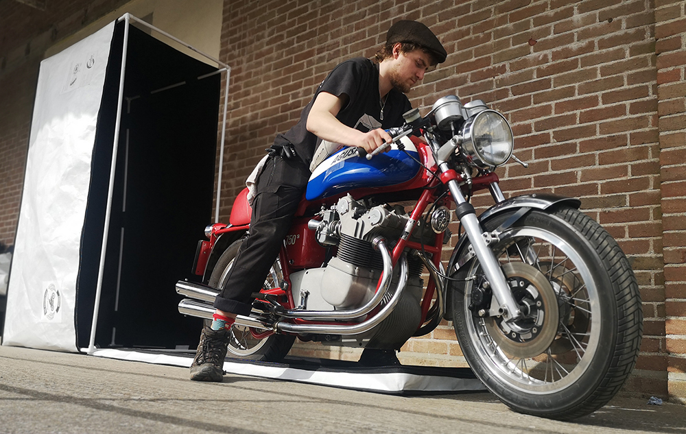 Motorcycle storage box bike in2