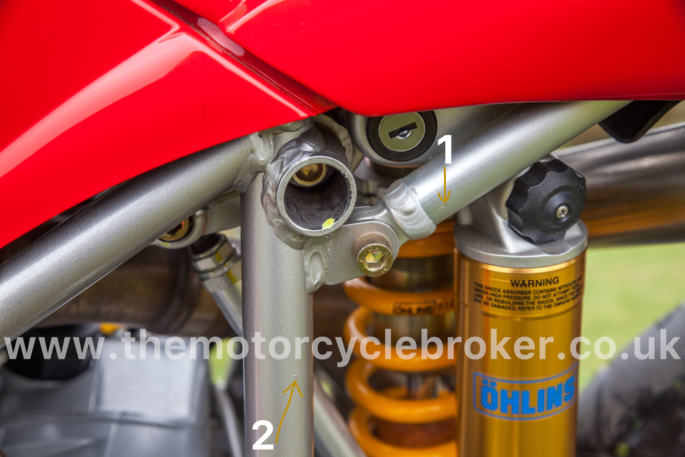 New Ducati 998S FE frame aint flaw