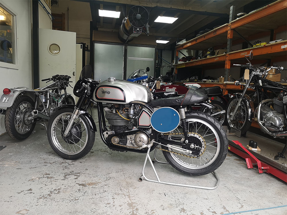 Our 1957 Manx Norton WEB