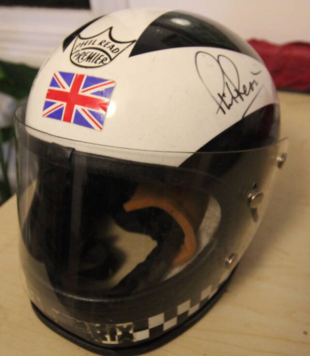 Phil Read crash helmet Left