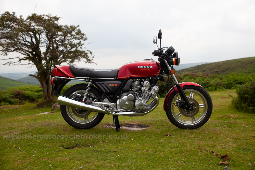 Red Honda CBX1000 RHS