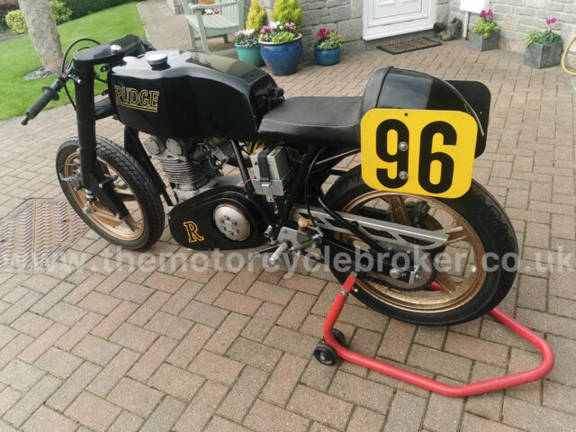 Rudge 500 rear LHS