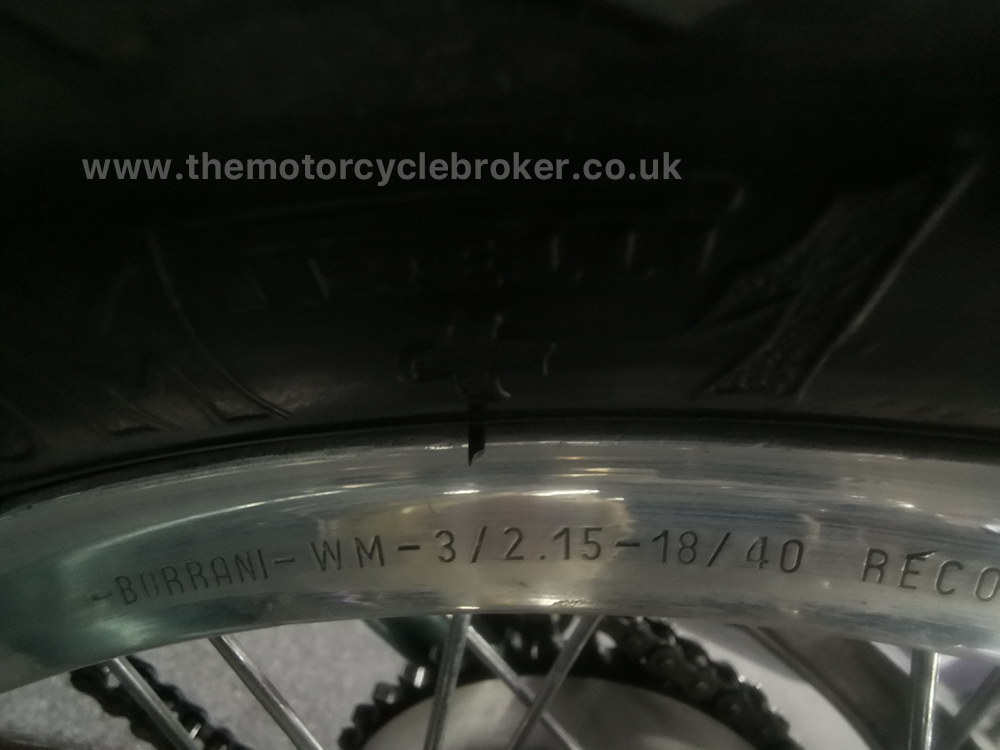 Wheel rim green frame