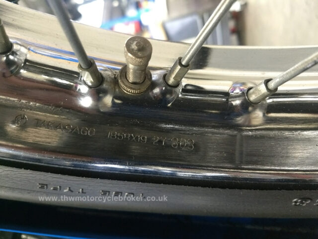 Wheel rim stamp